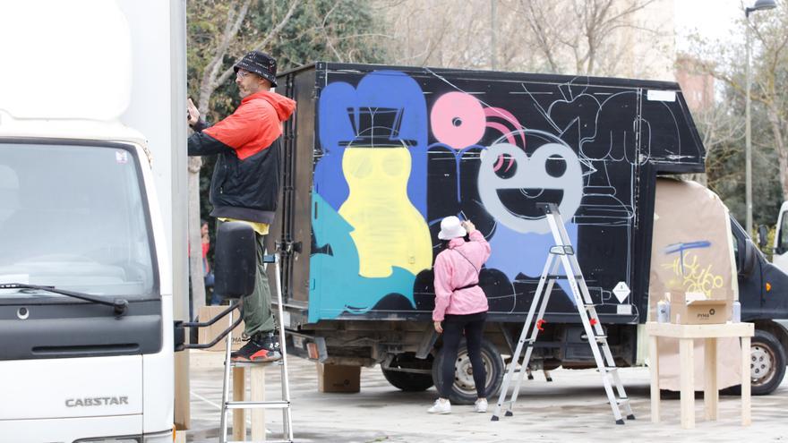 Arte urbano con grafiteros famosos y talleres este fin de semana en el Festival Art on Trucks de Ibiza