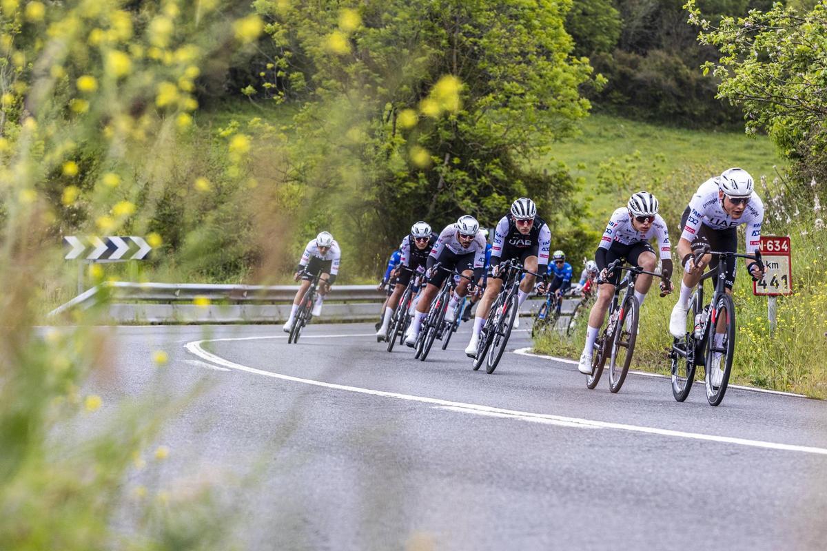 Un momento de la Vuelta a Asturias