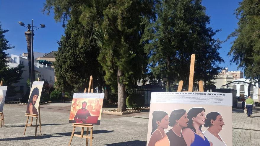 El parque de La Piedad, en Almendralejo, exhibe la historia del pueblo gitano en España