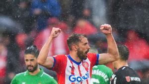 Girona - Betis: El gol de Stuani