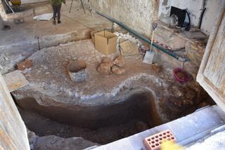 Una cisterna púnica junto al claustro del antiguo Ayuntamiento de Ibiza