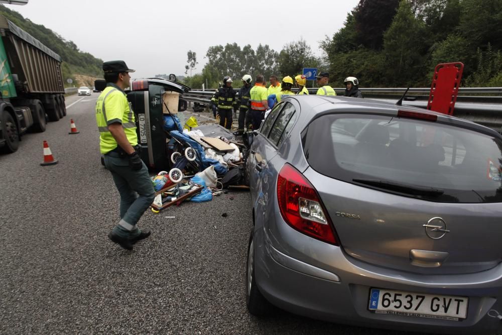 Accidente en la autovía minera