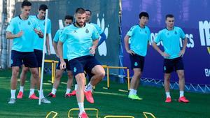 Así ha sido el primer entrenamiento del Espanyol en grupo tras el parón