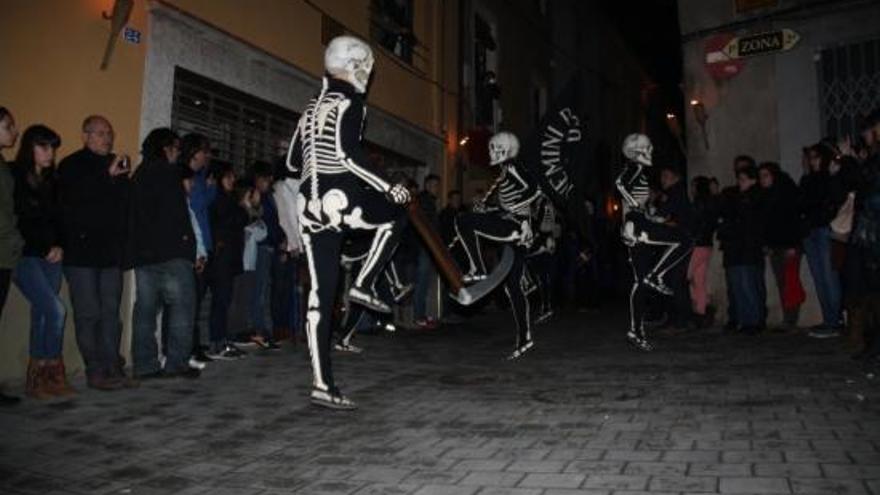 Els figurants de la Dansa de la mort.