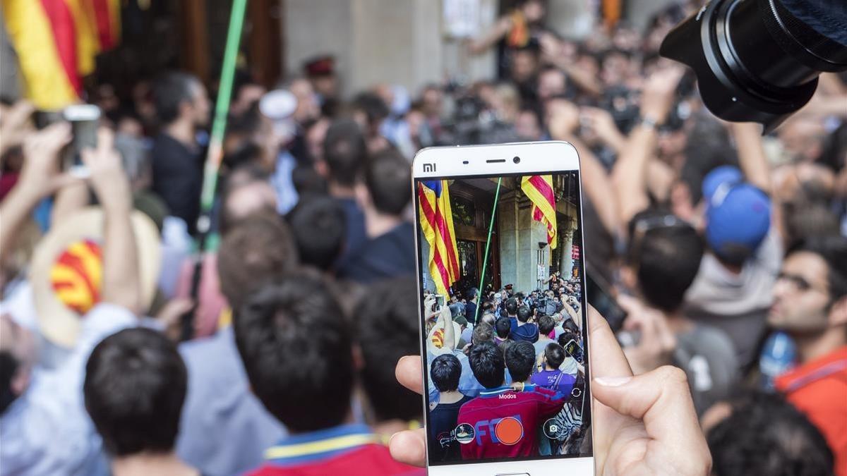 barcelona  20 de septiembre de 2017  concentracion