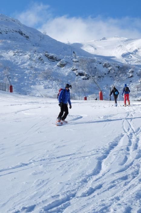 La última nevada en Pajares, en imágenes.