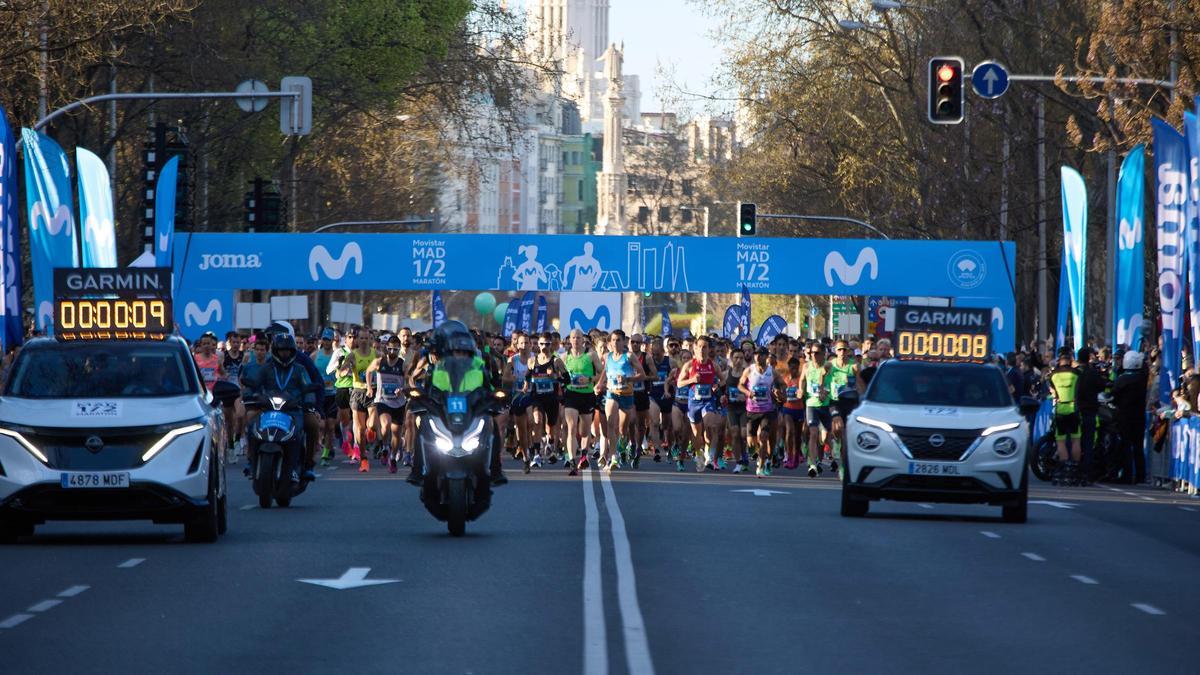 Imagen de recurso de la Media Maratón de Madrid.