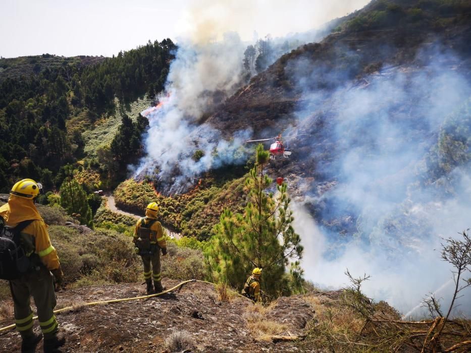 Incendio en Valleseco