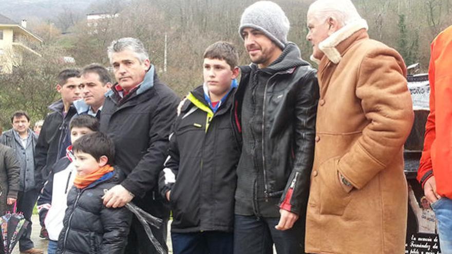 Fernando Alonso durante el homenaje. | Pepe Rodríguez