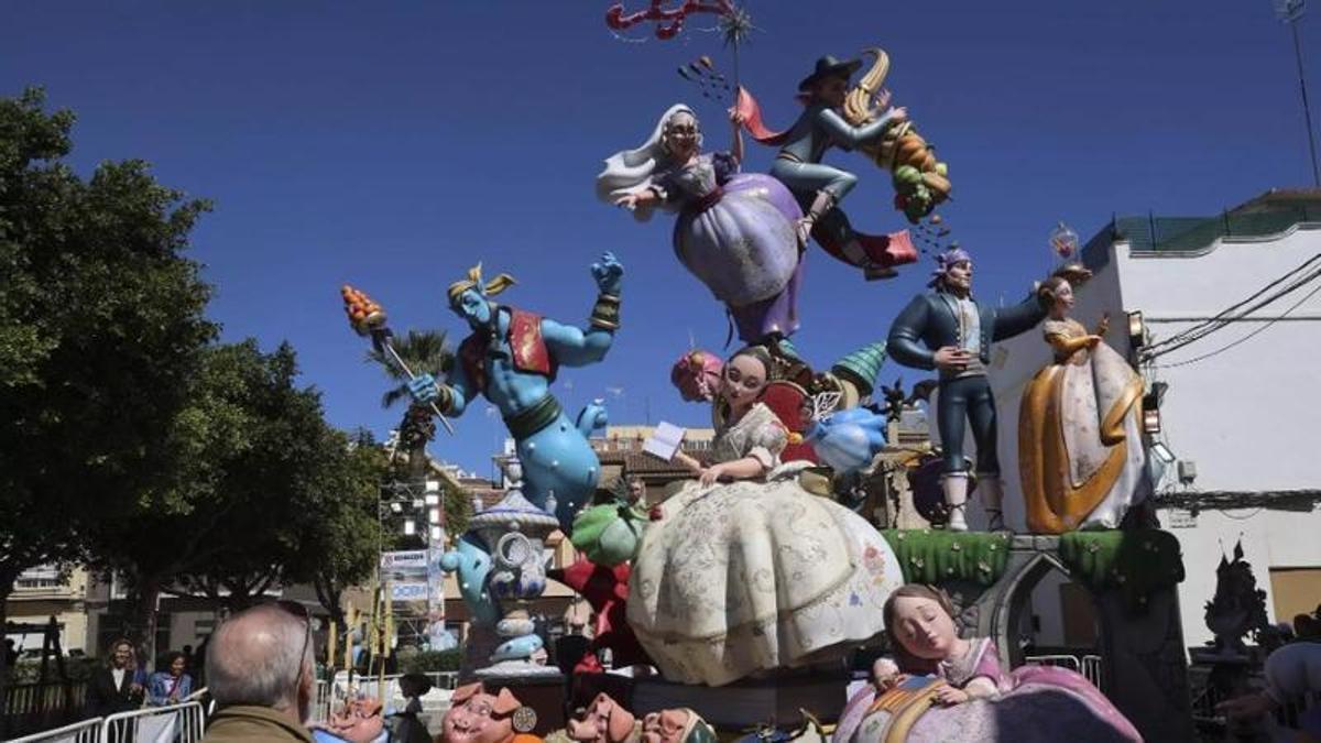 Falla Plaza Rodrigo, ganadora en sección Espeicla en 2026.