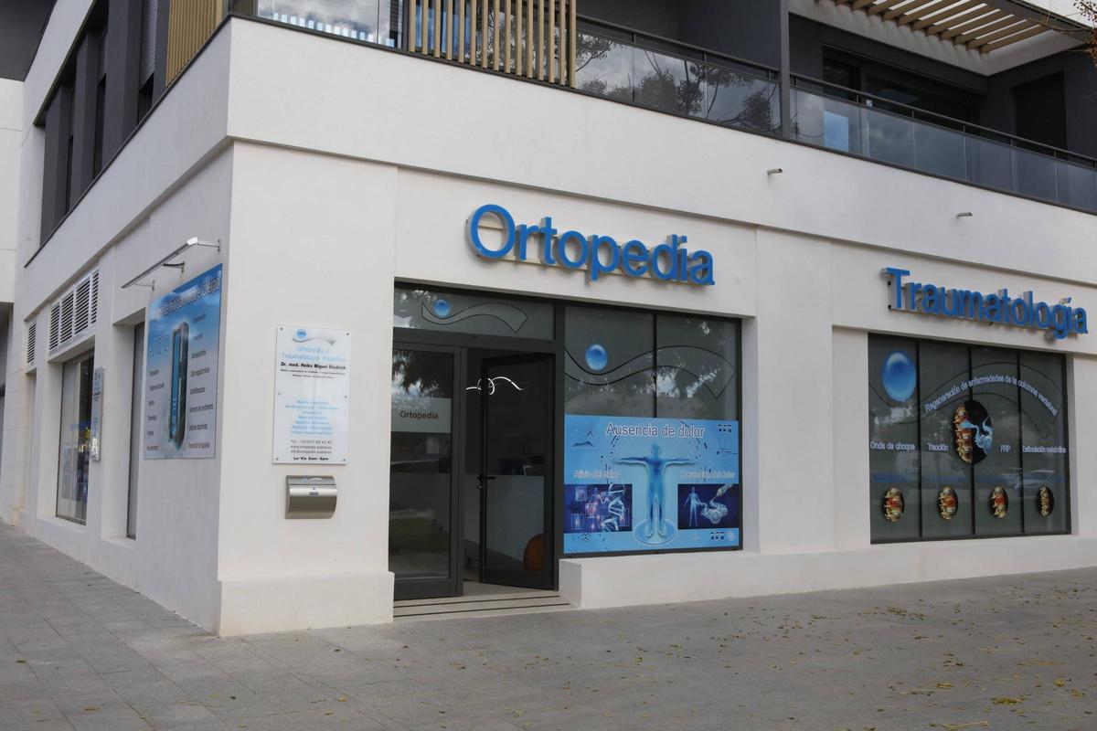 Außenansicht der Praxis Ortopedia Palma an der Avinguda Mèxic, 15 in Palma