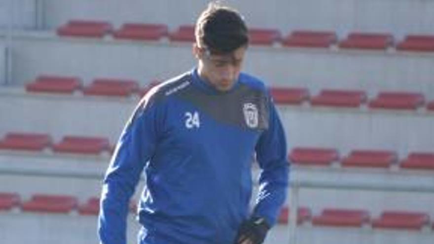 Kiko durante un entrenamiento.