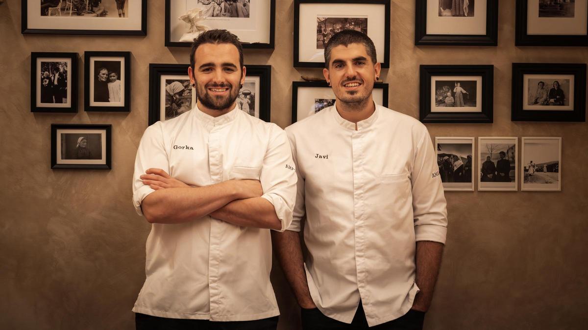 Gorka Rico y Javier Rivero, chefs de Ama.