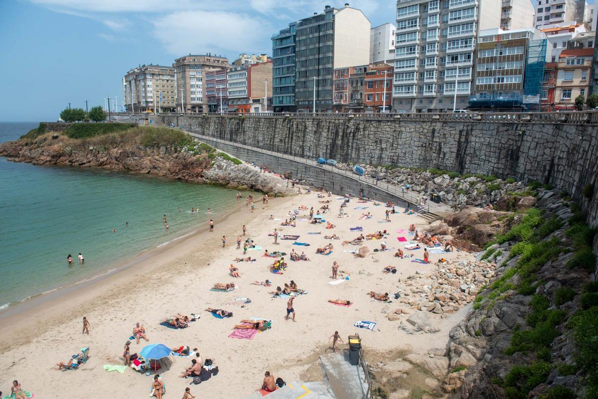 Playa del Matadero en A Coruña