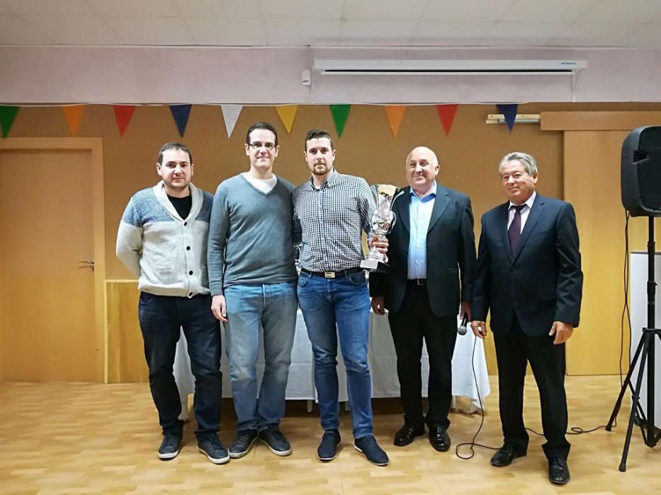 Entrega de premios de la Liga de Bolos Huertanos