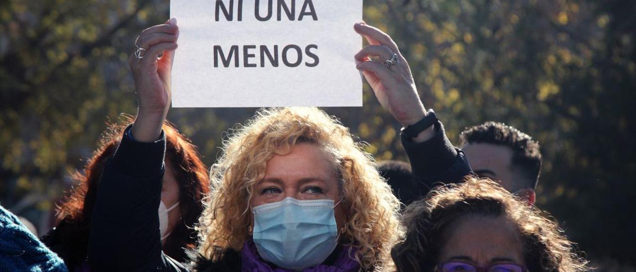 Manifestación contra la violencia machista.