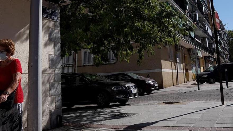 Calle Virgen de Icíar en Alcorcón (Madrid), zona de alta ocupación ilegal de viviendas.