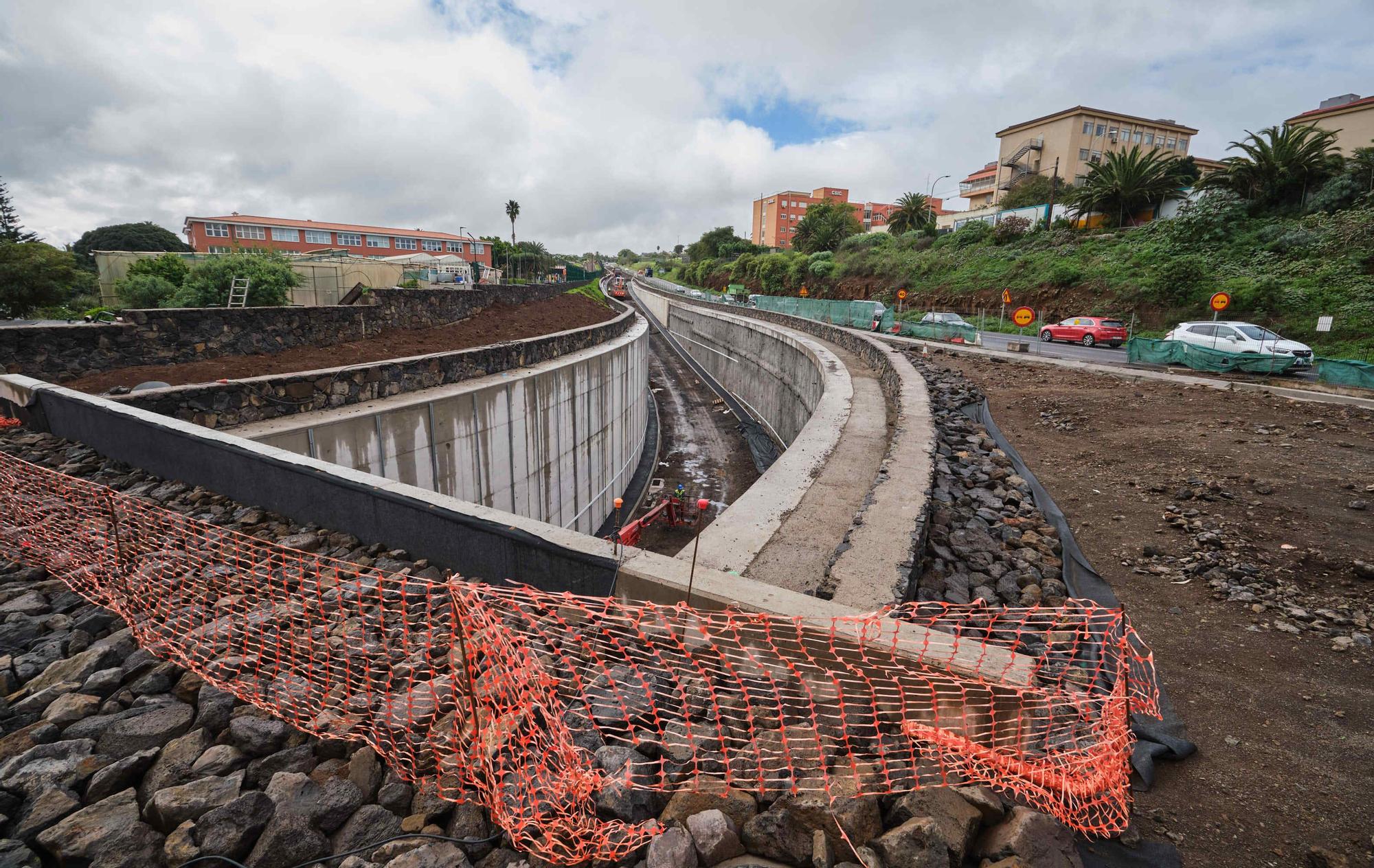 Obras de la pasarela del Padre Anchieta