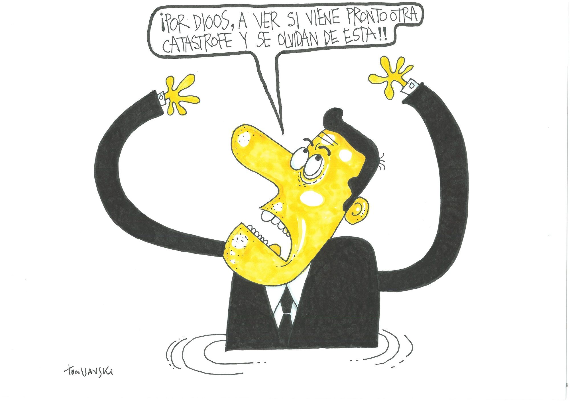 La Muestra de Humor Social de la UA cumple 25 años con su nueva exposición “La indigestión de las catástrofes naturales”