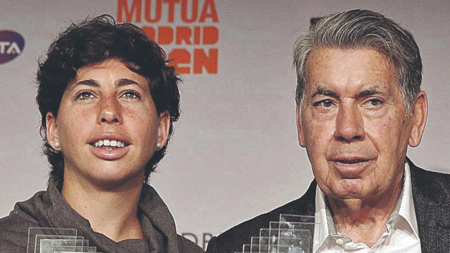 Carla Suárez recuerda a Manolo Santana: «Se le tenía gran  cariño, ofrecía su amabilidad»