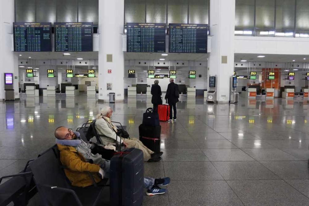 El Aeropuerto de Málaga en Estado de Alarma