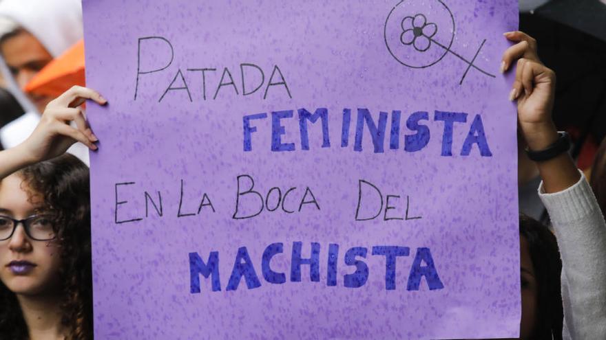 Imagen de archivo de una protesta contra el machismo.