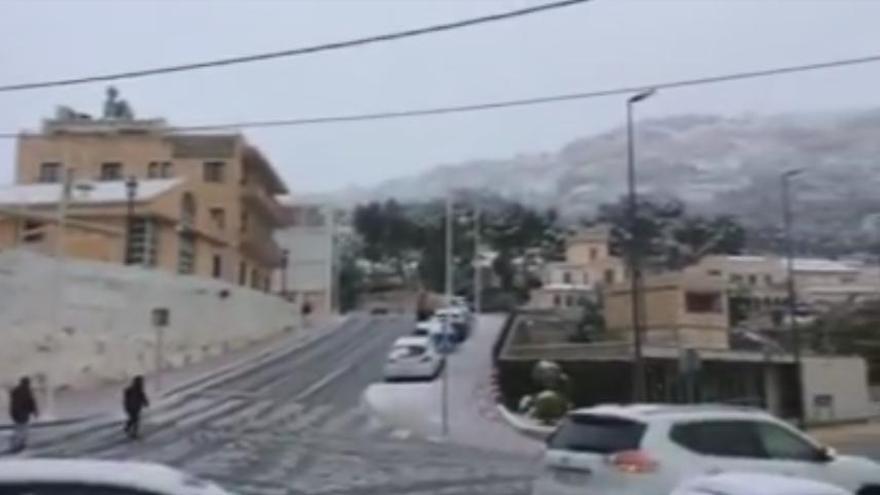 Nieve en la playa de Xàbia y el Port