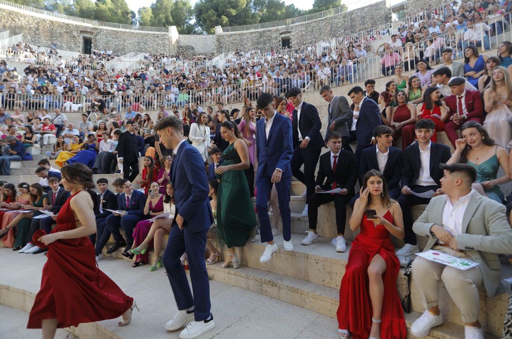 Graduación del IES Cloe del Moro en el Teatro Romano de Sagunt.