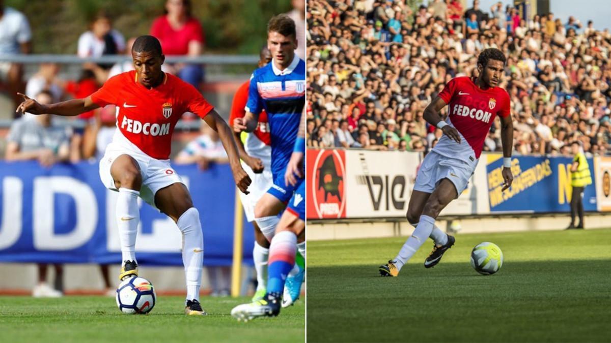 Mbappé y Mboula jugaron juntos frente al Stoke City