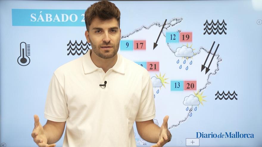 El tiempo del fin de semana en Mallorca | Se activan avisos por lluvias intensas