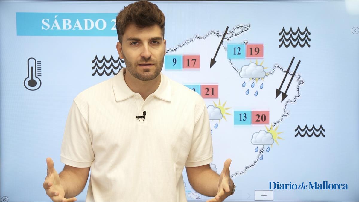 El tiempo del fin de semana en Mallorca | Se activan avisos por lluvias intensas