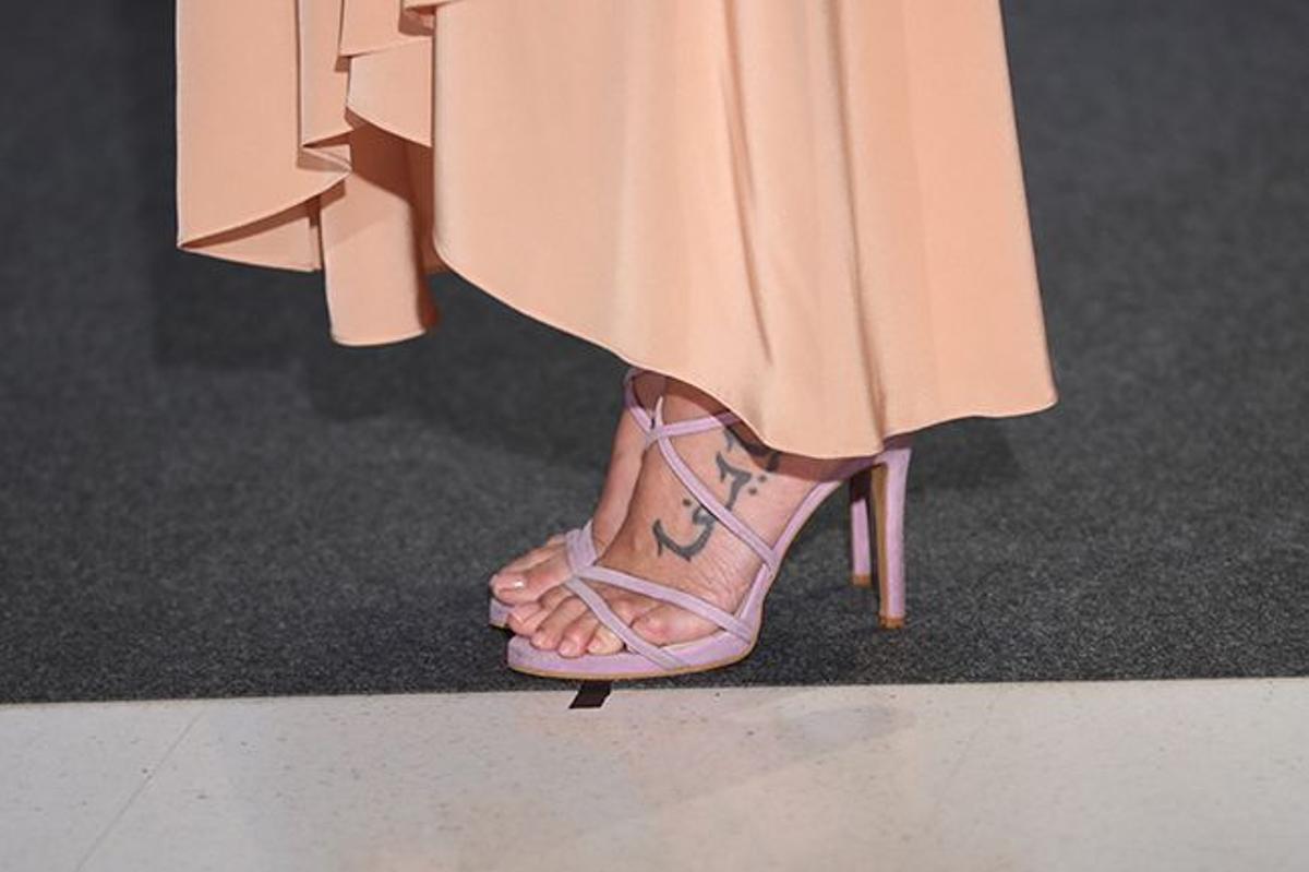Detalle de las sandalias de Eva González