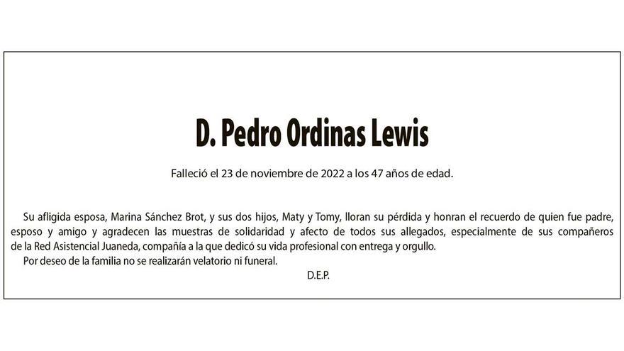 Pedro Ordinas Lewis