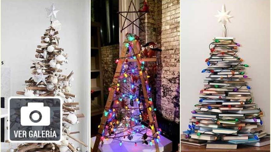 Ideas para crear árboles de Navidad originales.