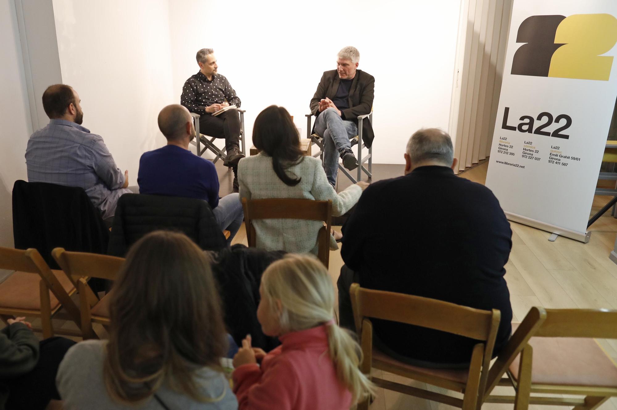 Pep Prieto presenta el llibre "Petita gran pantalla" a Girona