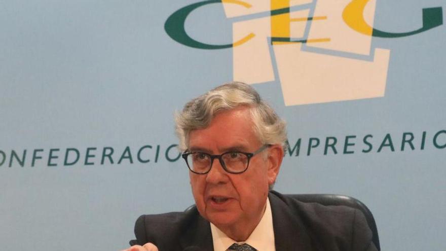 El presidente de la CEG, Juan Manuel Vieites. |   // XOÁN ÁLVAREZ