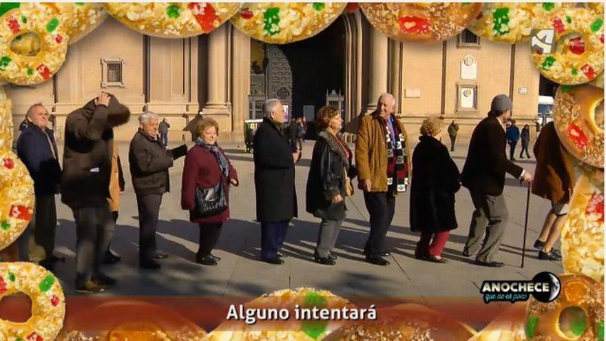El roscón que reparte El Periódico de Aragón en San Valero ya tiene hasta parodia