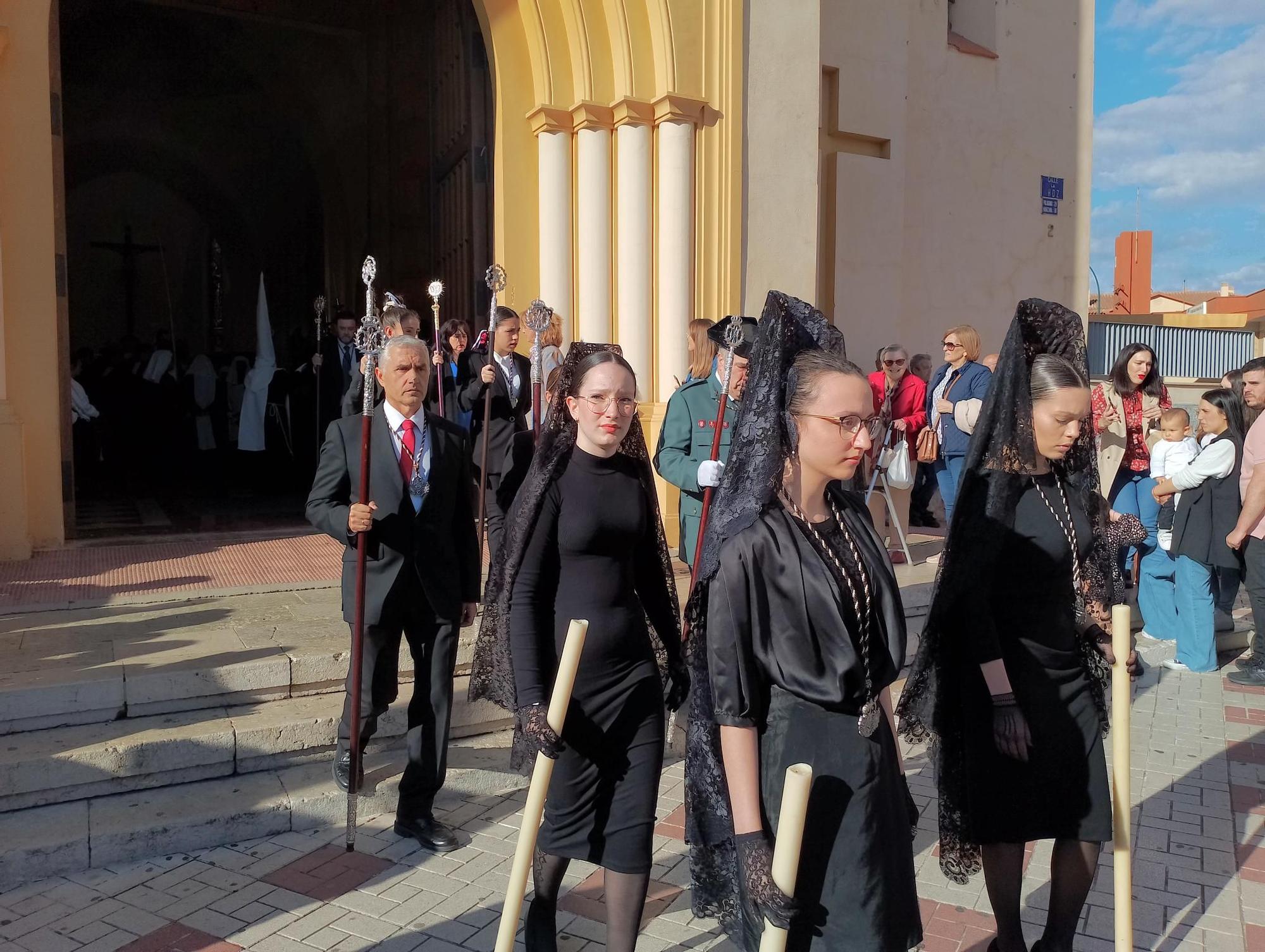 La procesión de la Virgen de Lágrimas del Carmen de Huelin, en imágenes