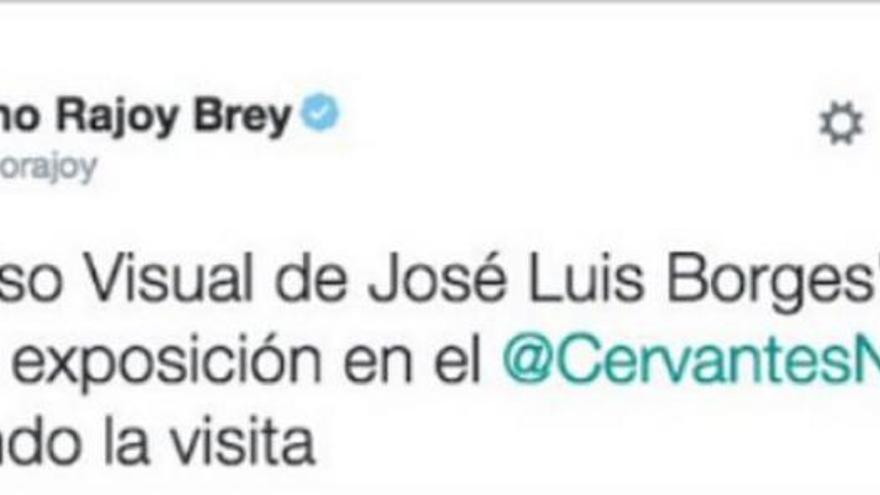 Rajoy y su desliz con &quot;José Luis Borges&quot;