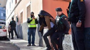 Detención de propagandista de Al Qaeda en el barrio de San Juan, en Las Palmas de Gran Canaria, el 19 de enero de 2017.