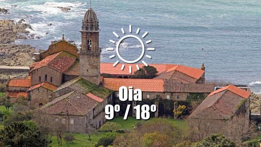 El tiempo en Oia: previsión meteorológica para hoy, lunes 27 de octubre