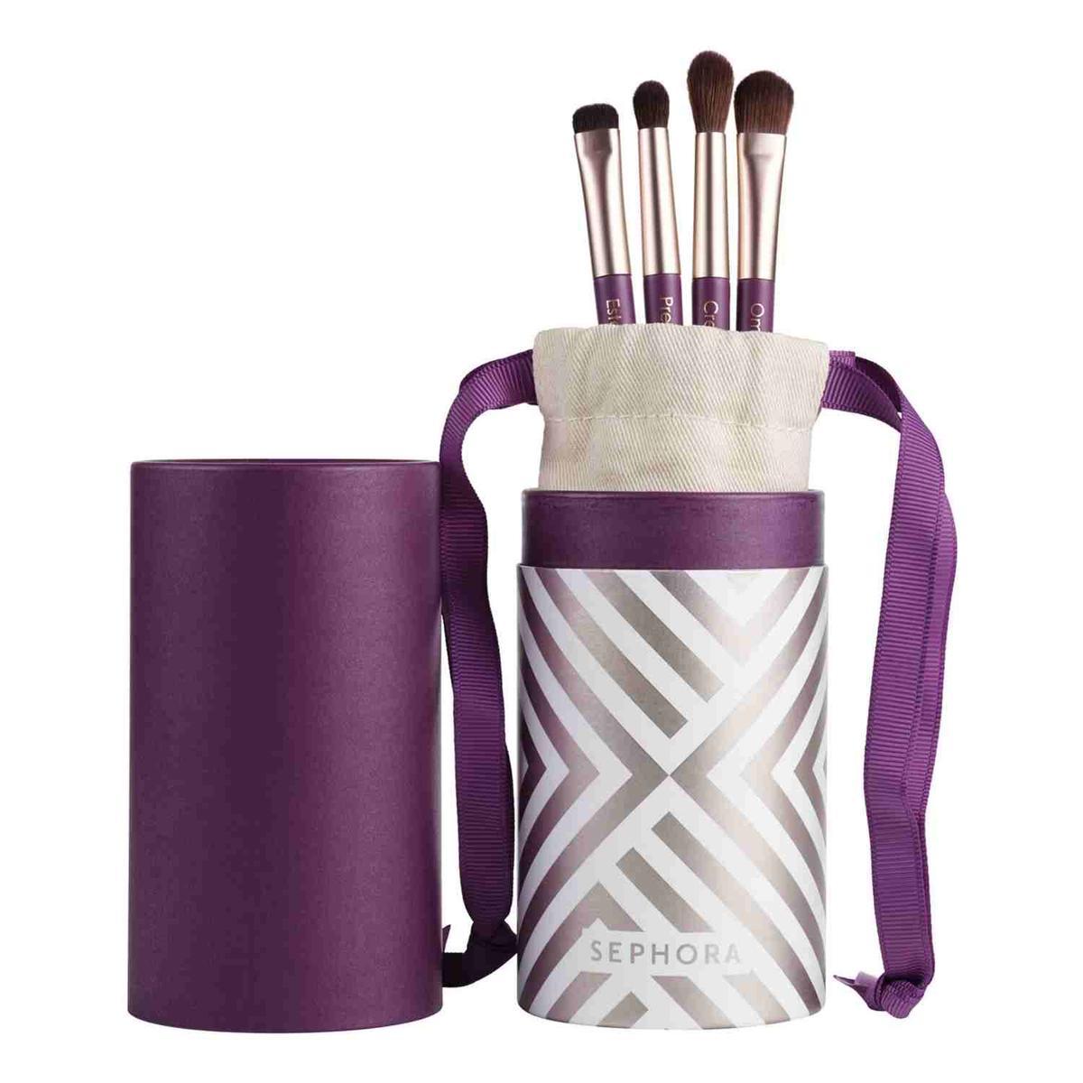 Set de 4 brochas de maquillaje de ojos de Sephora Collection