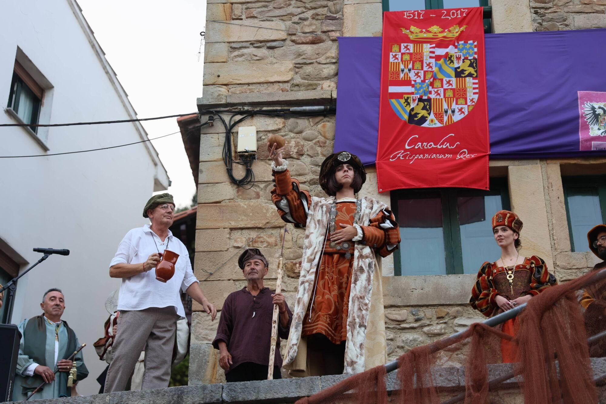 Carlos V siempre desembarca en Tazones