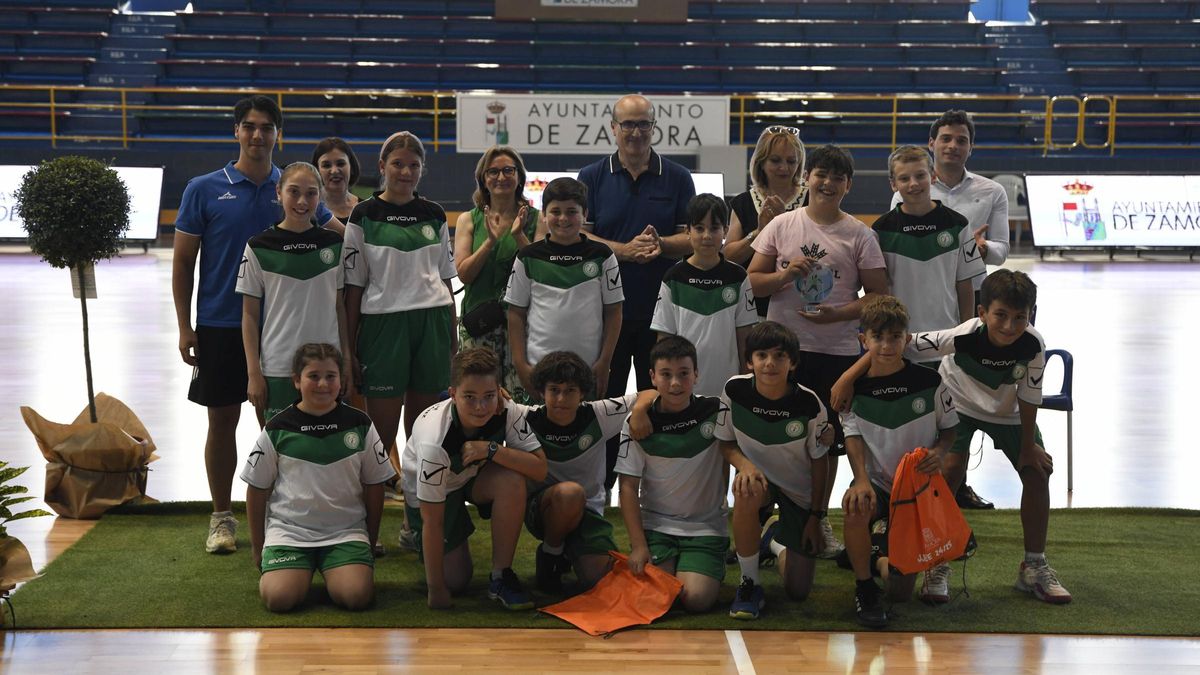 Imagen de la clausura de los Juegos Escolares en Zamora