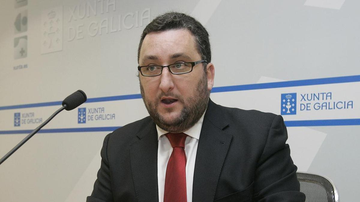 Norberto Uzal, en una rueda de prensa en 2013