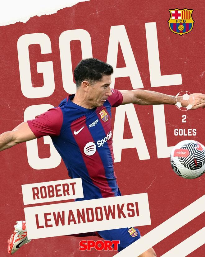 Lewandowski - 2 goles