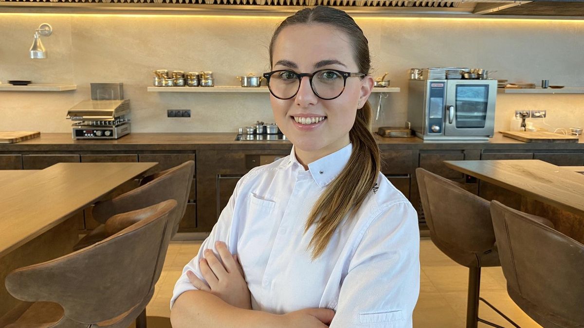Mar Ibáñez, la jefa de la cocina dulce de Aürt (Barcelona).