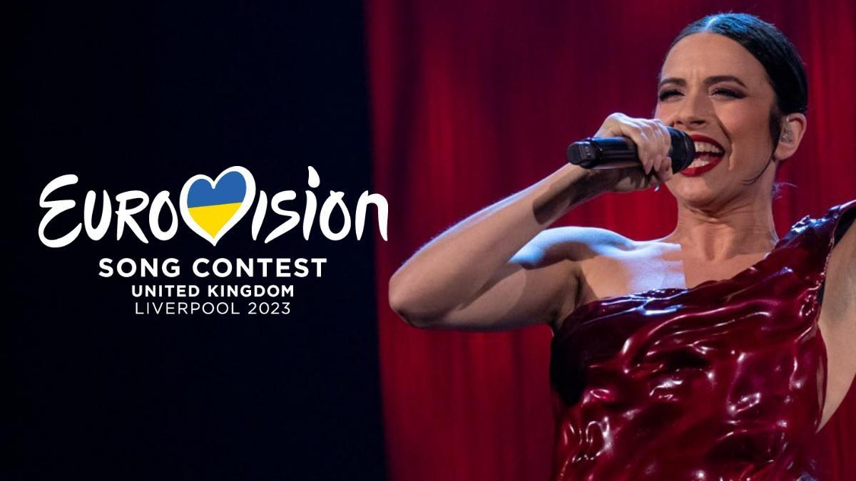 Blanca Paloma en el escenario de Eurovisión 2023
