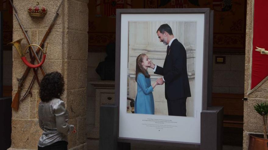 Capitanía ofrece en A Coruña una muestra sobre el Rey Felipe VI