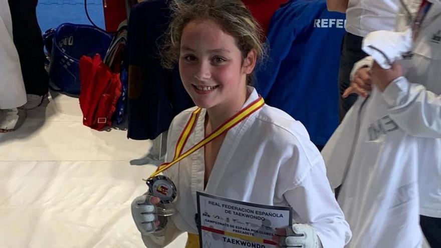 El taekwondo mierense cosecha cinco medallas en el nacional de clubes